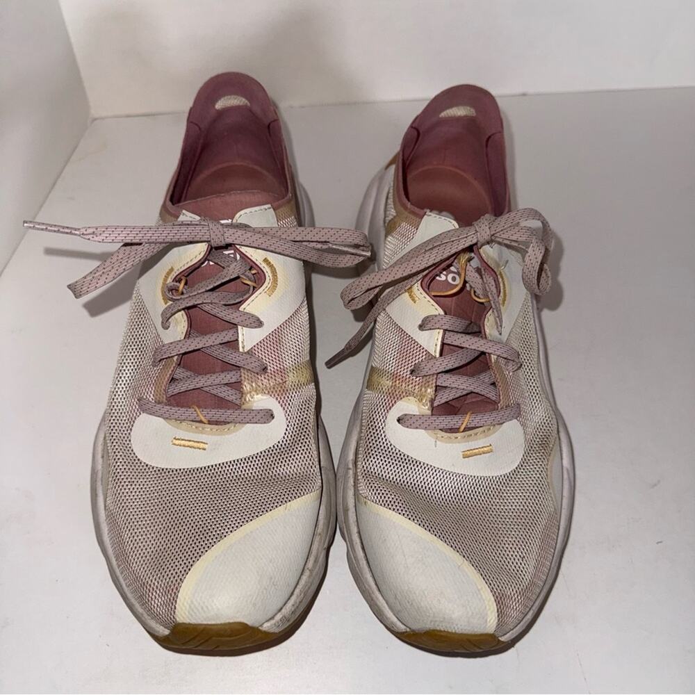 SOREL Kinetic RNEGD Float Sneaker in the Chalk/Eraser Pink colorway 10 - Picture 8 of 9